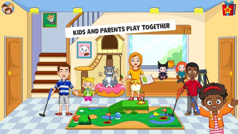 My Town: Friends House screenshot 2
