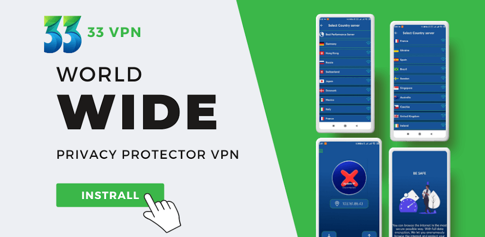33 VPN Proxy screenshot 1
