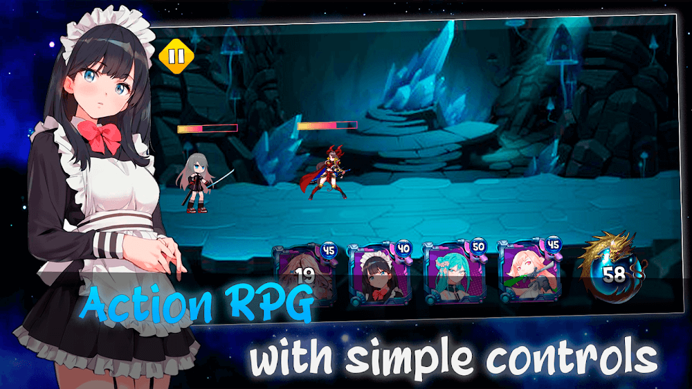 Ariah Fantasy RPG Waifu Gacha gameplay screenshot 2