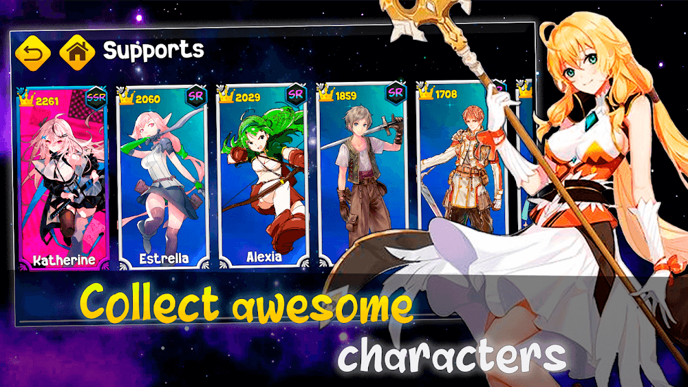 Ariah Fantasy RPG Waifu Gacha gameplay screenshot 3
