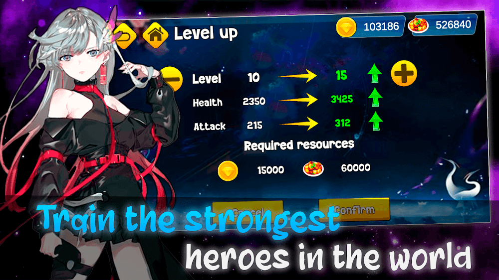 Ariah Fantasy RPG Waifu Gacha gameplay screenshot 4