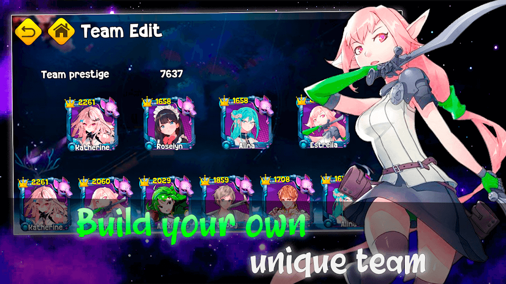 Ariah Fantasy RPG Waifu Gacha gameplay screenshot 5