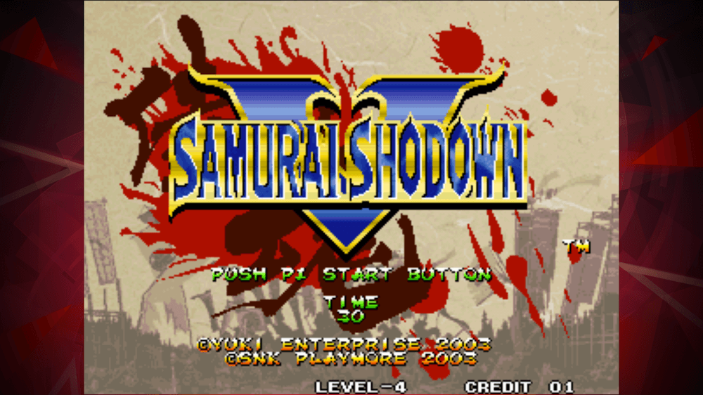 SAMURAI SHODOWN V ACA NEOGEO screenshot 2