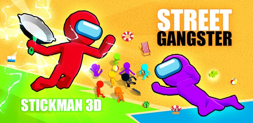 Stickman 3D - Street Gangster screenshot 1