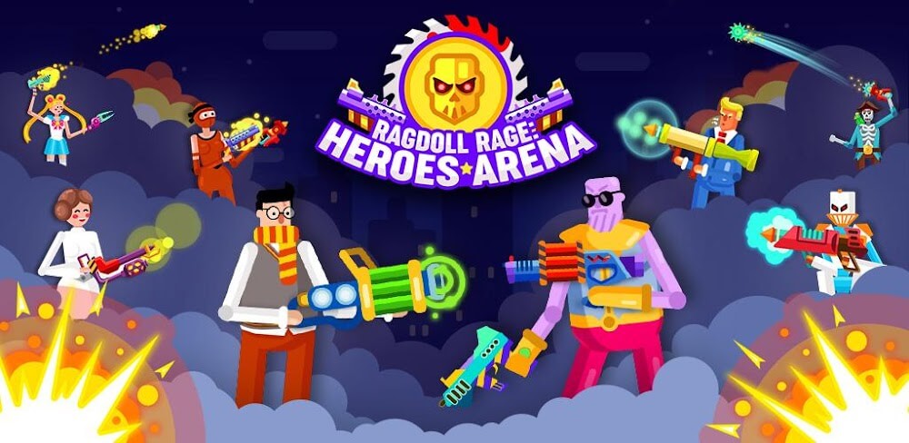 Ragdoll Rage: Heroes Arena screenshot 1