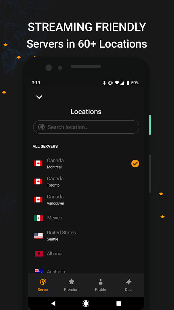 VPNhub screenshot 5