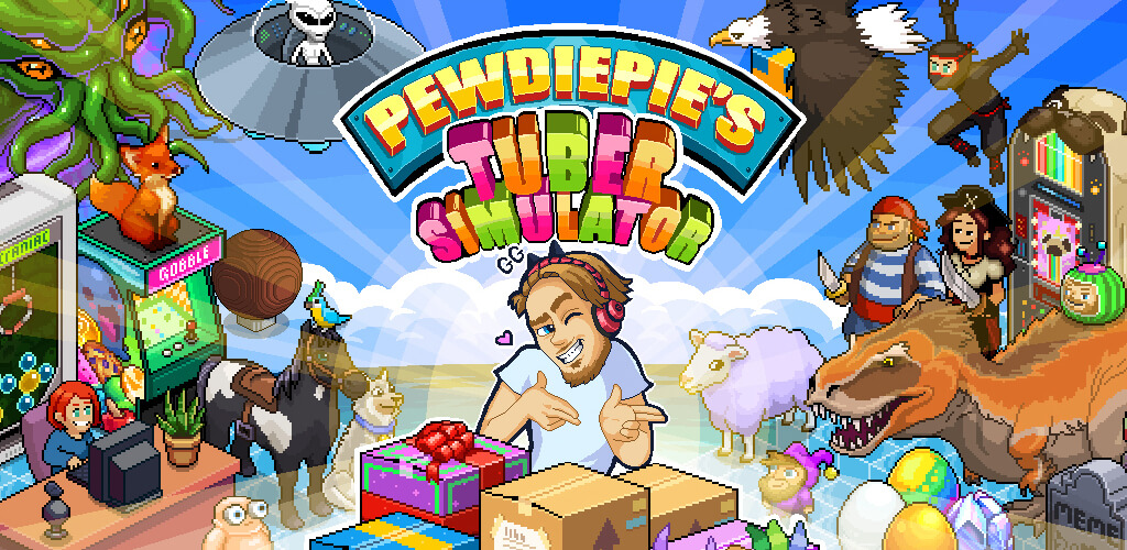 First screenshot of PewDiePie's Tuber Simulator