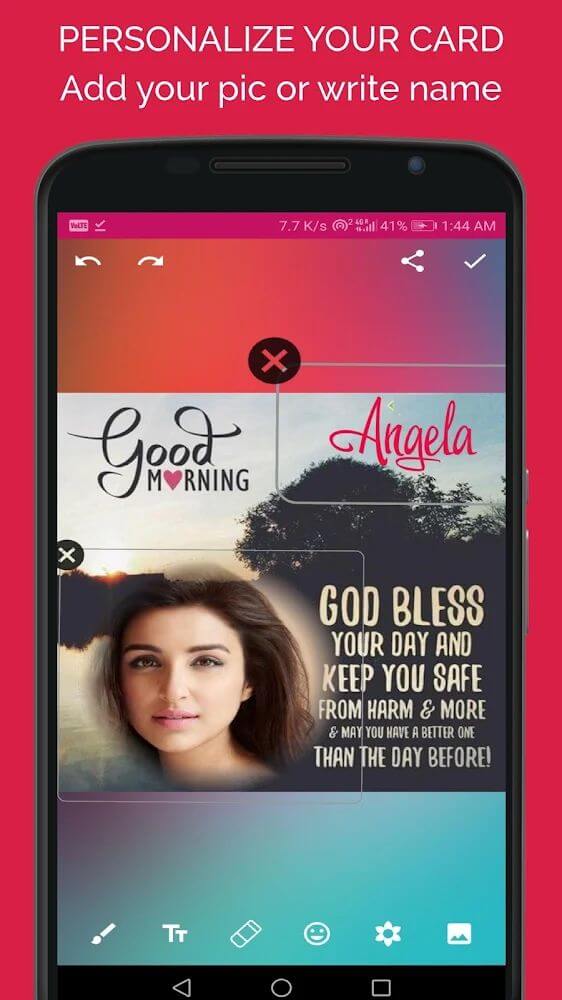 Greeting Photo Editor screenshot 4