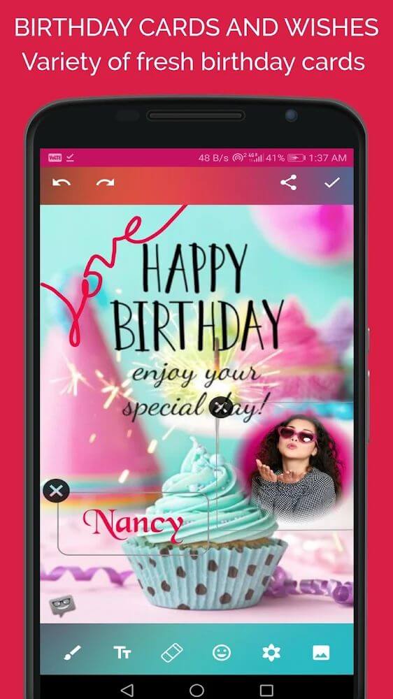 Greeting Photo Editor screenshot 5
