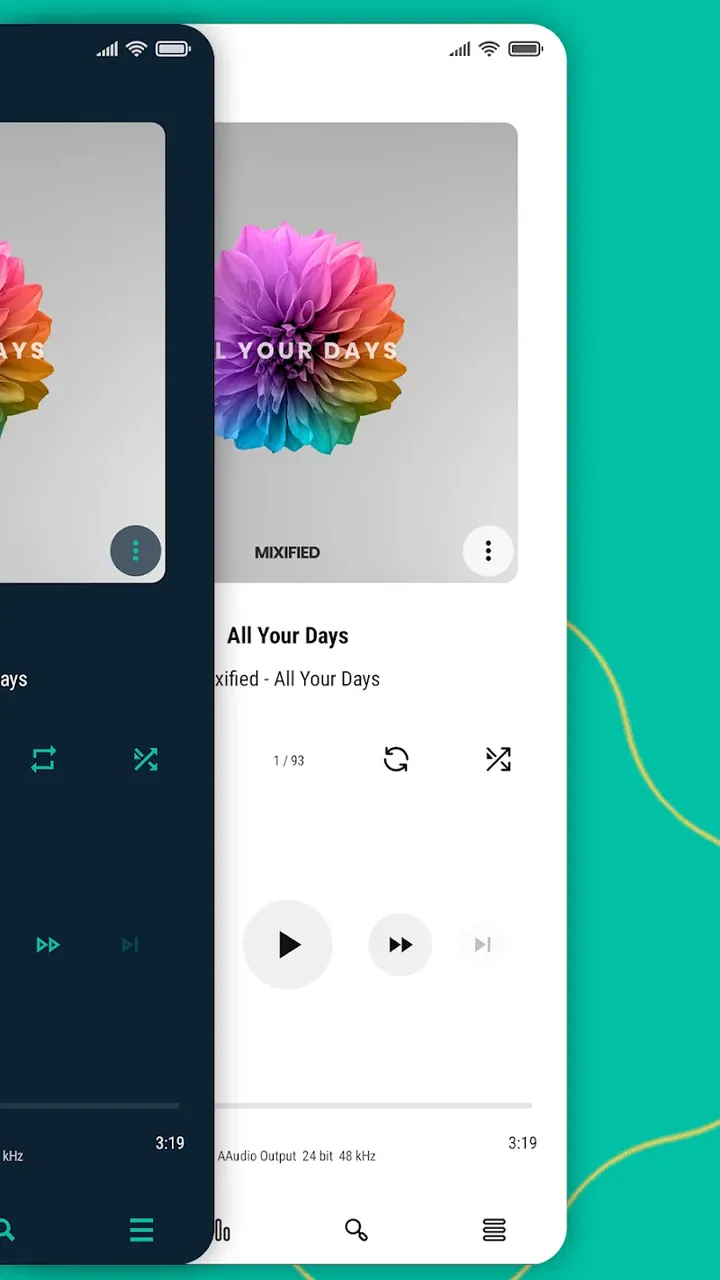 Aurora - Poweramp Skin screenshot 3