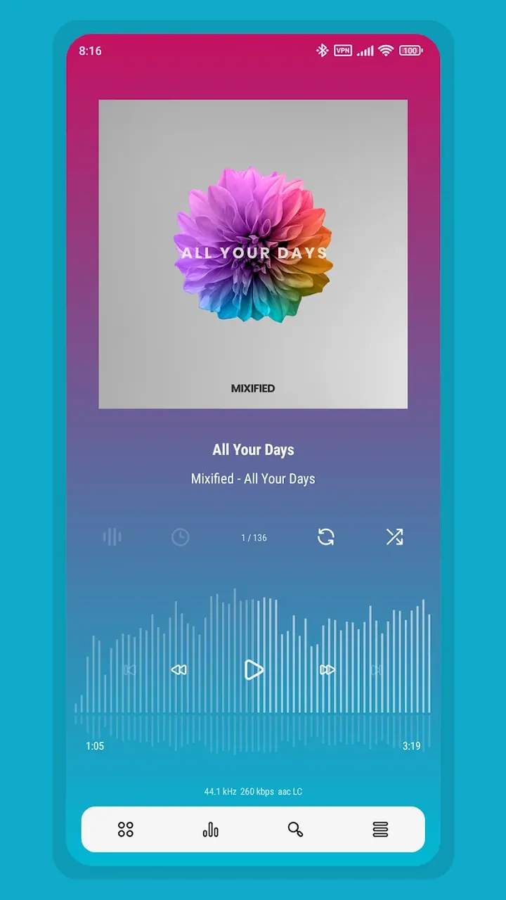 Aurora - Poweramp Skin screenshot 4