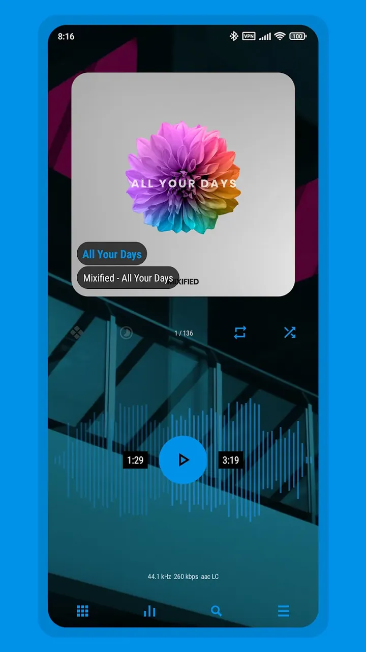 Aurora - Poweramp Skin screenshot 6