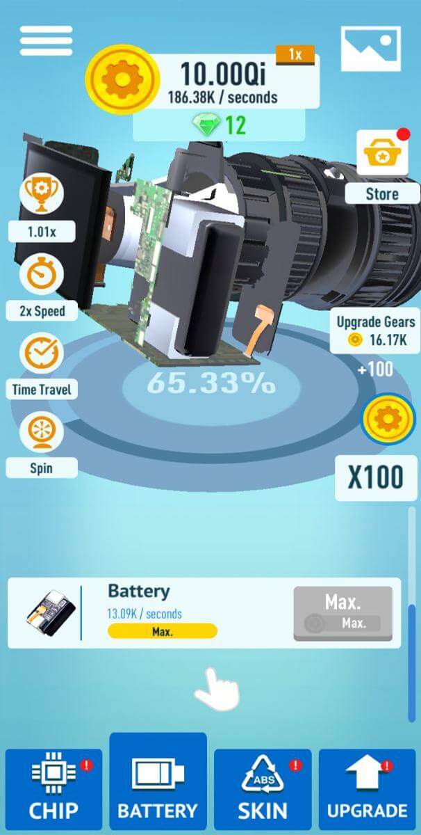 Fifth screenshot of Idle Gadgets