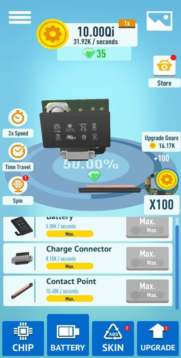 Fourth screenshot of Idle Gadgets