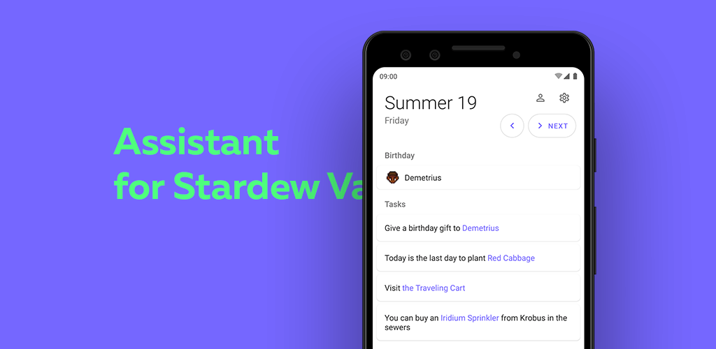 Assistant for Stardew Valley screenshot 1