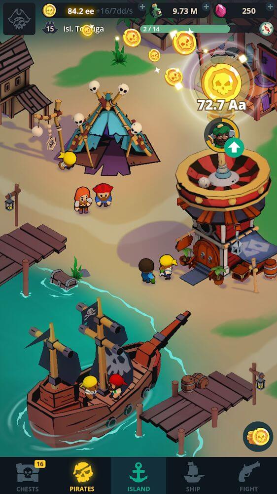 Idle Pirates screenshot 2