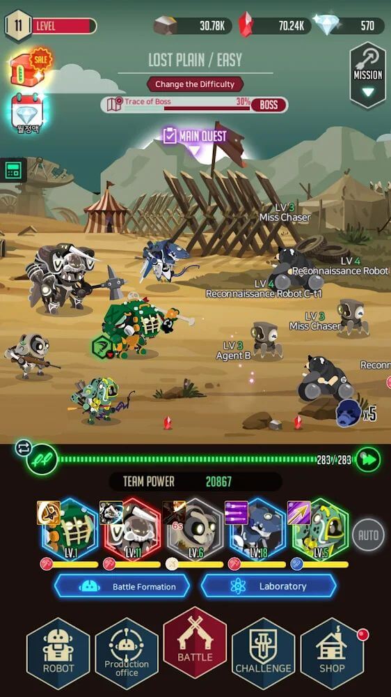 After War – Idle Robot RPG screenshot 6