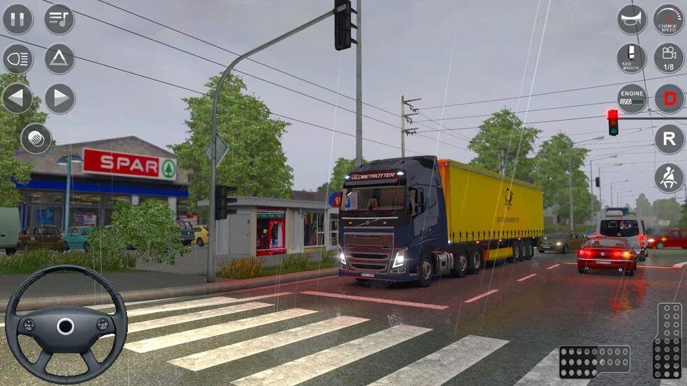 Euro Truck Driving Sim 3D screenshot 3