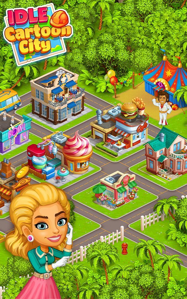 Idle Cartoon City screenshot 2