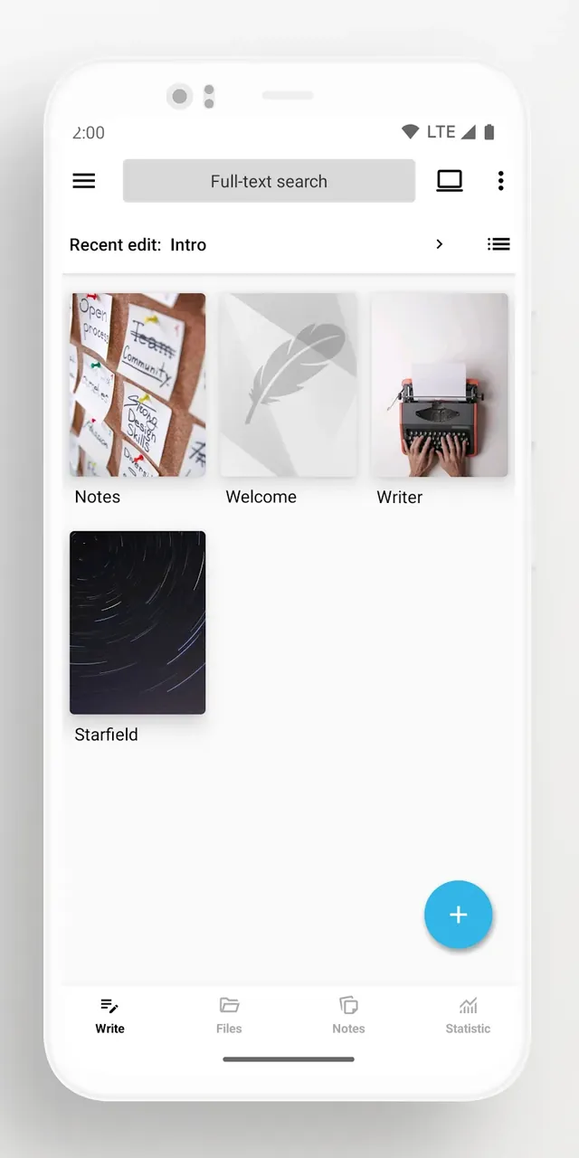Lite Writer: Writing/Note/Memo screenshot 5