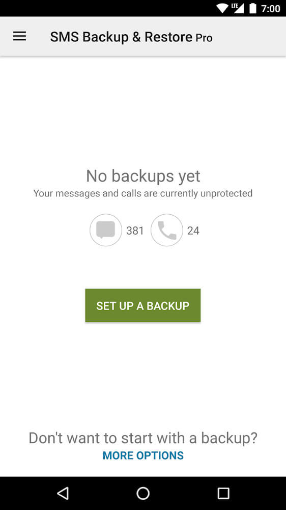 SMS Backup & Restore Pro screenshot 2