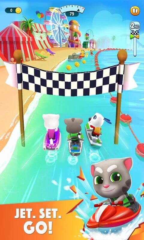 Talking Tom Jetski 2 screenshot 2