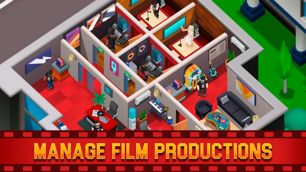 Idle Film Maker Empire Tycoon screenshot 4