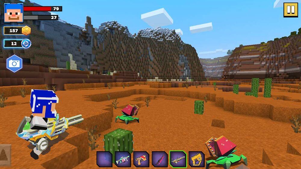 Fire Craft: 3D Pixel World screenshot 4