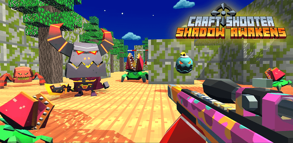 Fire Craft: 3D Pixel World screenshot 1