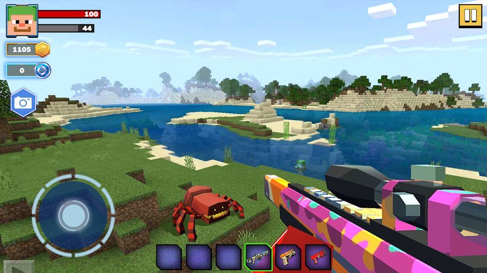 Fire Craft: 3D Pixel World screenshot 3