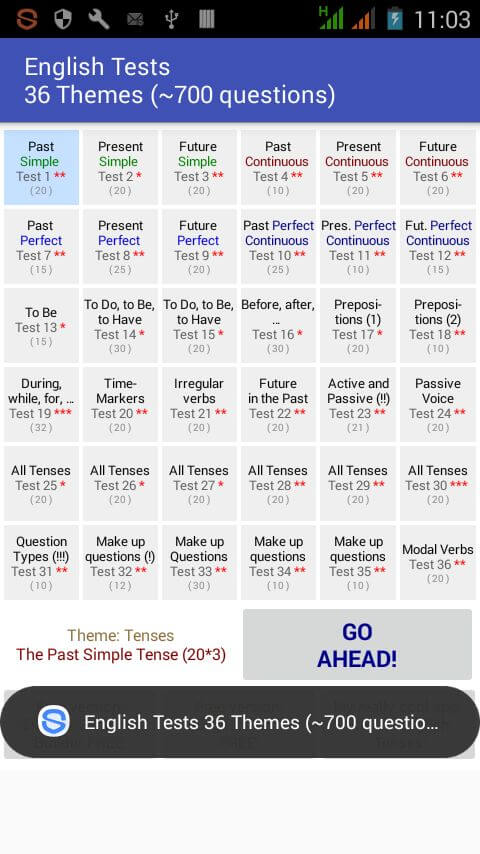 English Tests screenshot 2