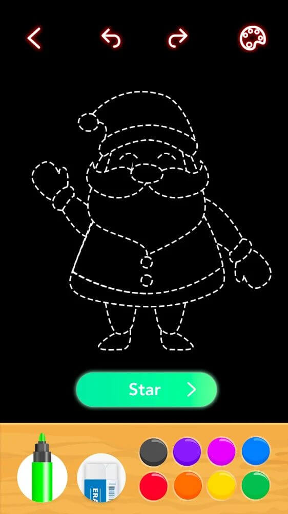Draw Glow Christmas screenshot 5