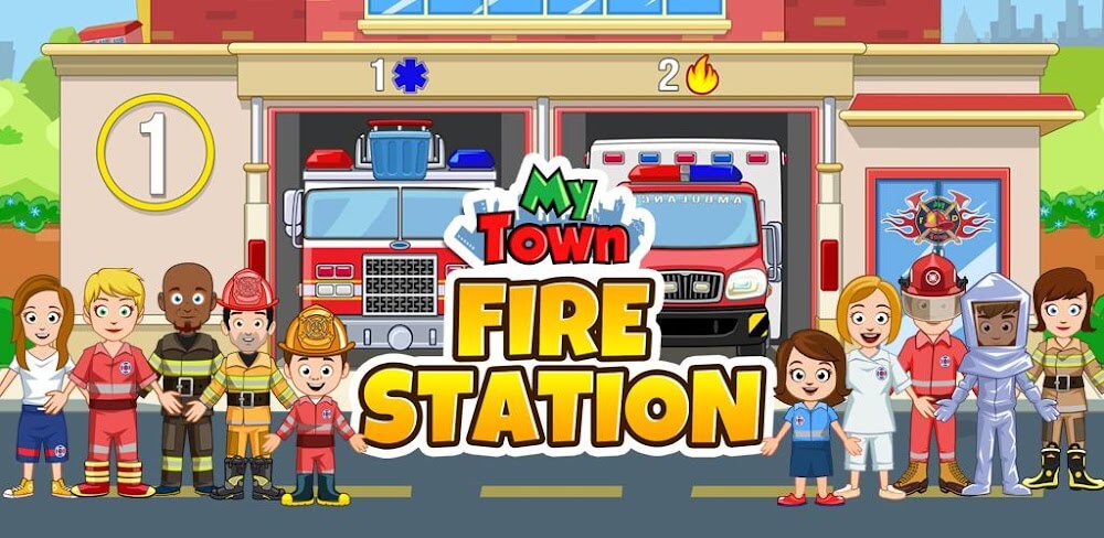 My Town: Fire Station Rescue screenshot 1