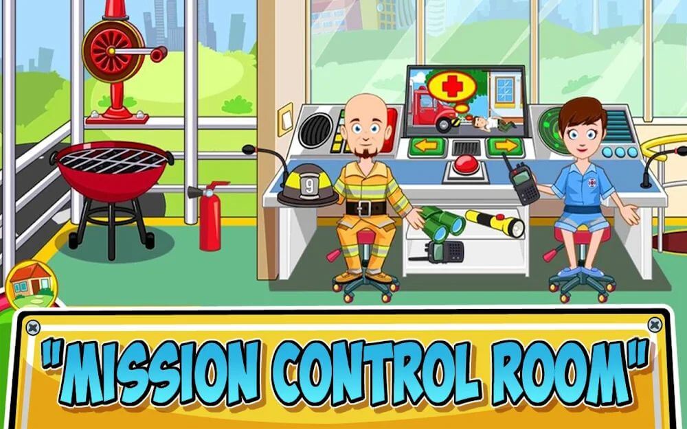 My Town: Fire Station Rescue screenshot 4