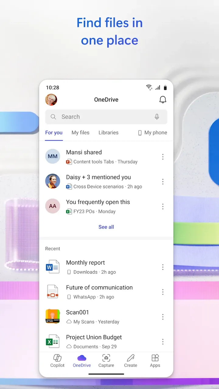 Microsoft 365 Copilot professional dashboard