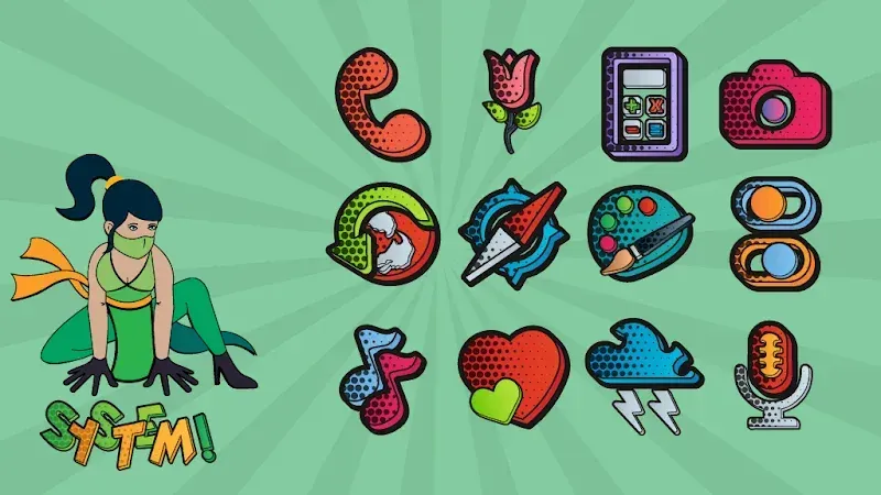 Comics Icon Pack screenshot 6
