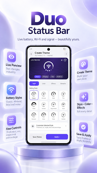 Duo Status Bar screenshot 2