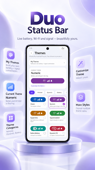 Duo Status Bar screenshot 3