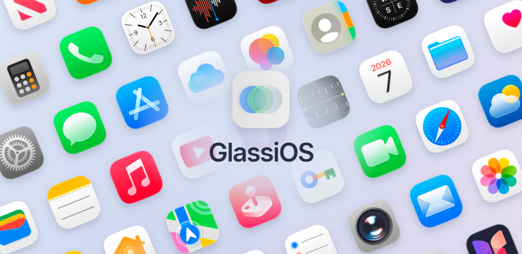 GlassiOS Icon Pack screenshot 1