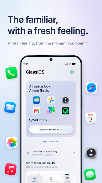 GlassiOS Icon Pack screenshot 3