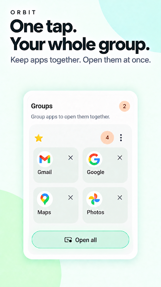Orbit: App Bubbles (Multitask) screenshot 3