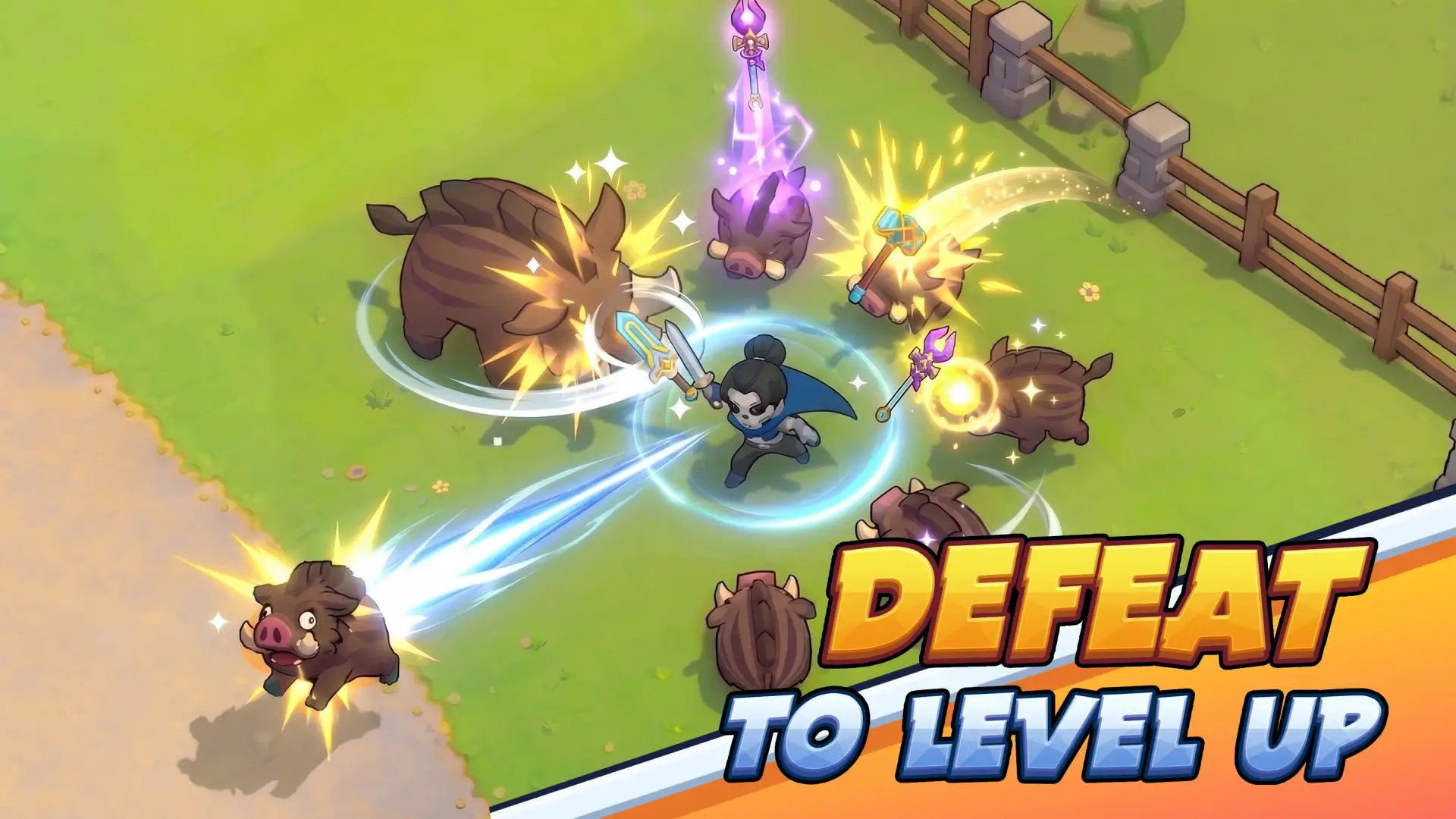 Skull Hero : XP Farm RPG screenshot 1