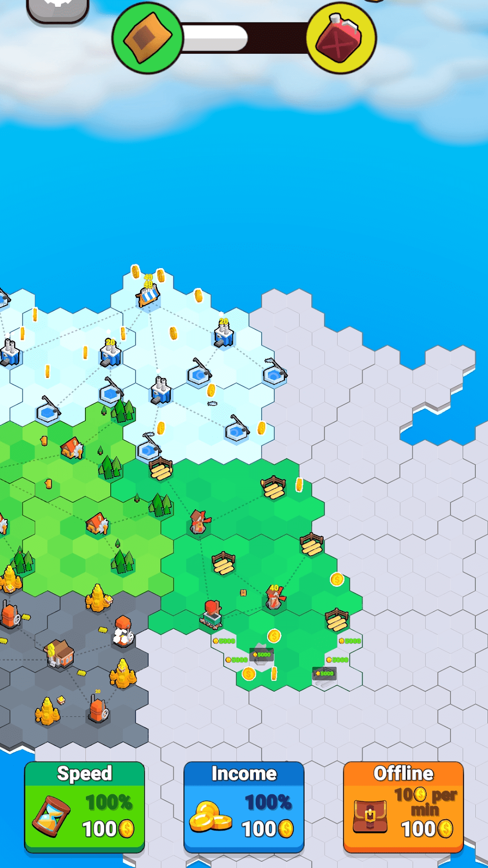 Factory World: Connect Map screenshot 5