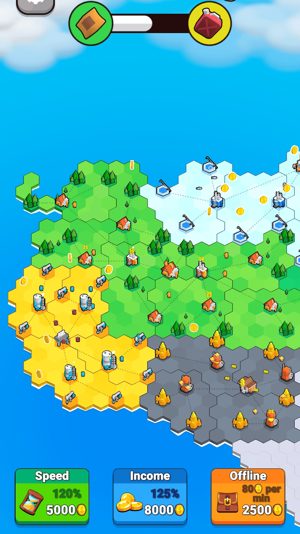 Factory World: Connect Map screenshot 2
