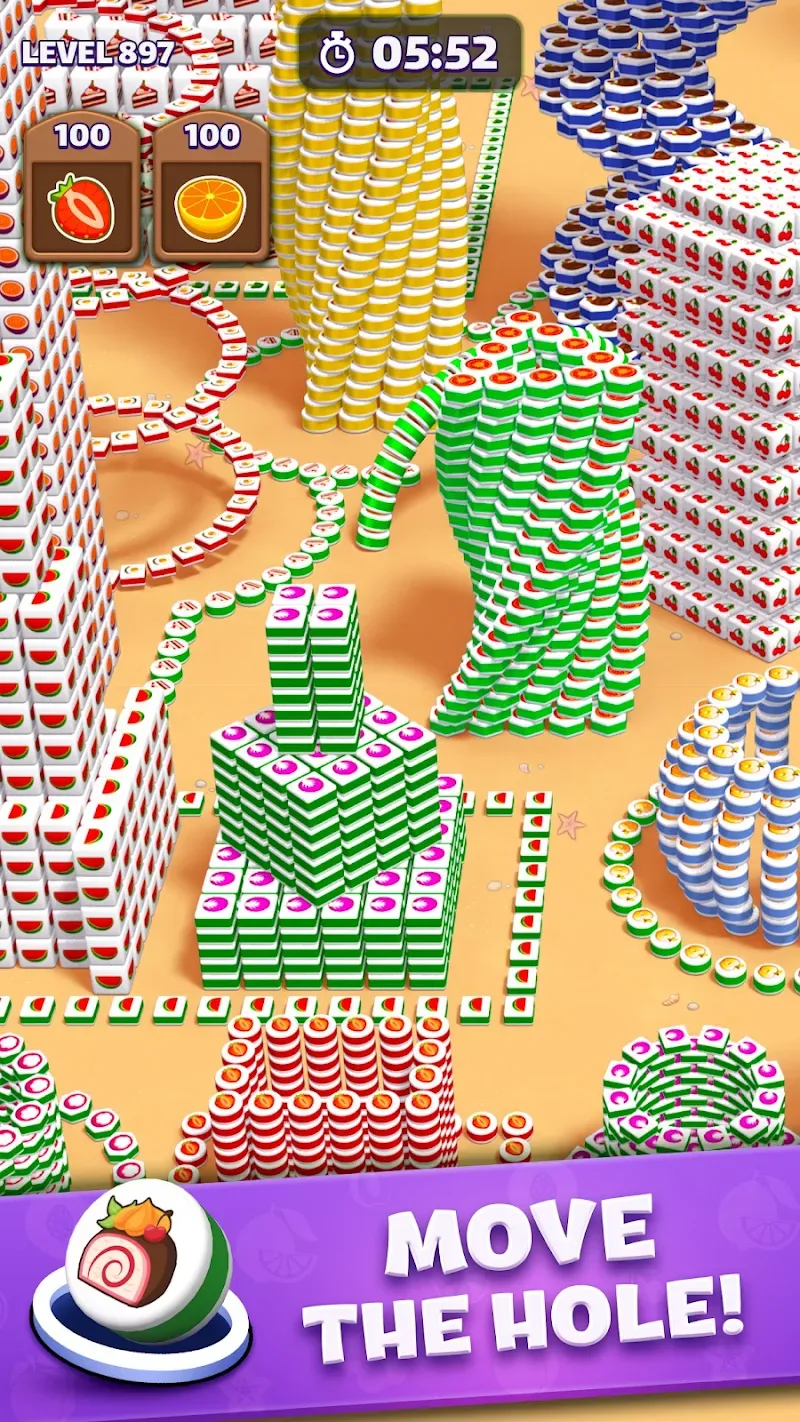 Tiles in Hole: Black Hole screenshot 2