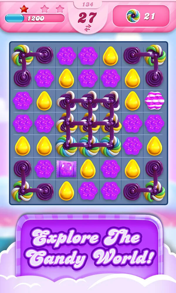 Candy Crush Saga gameplay snapshot 2