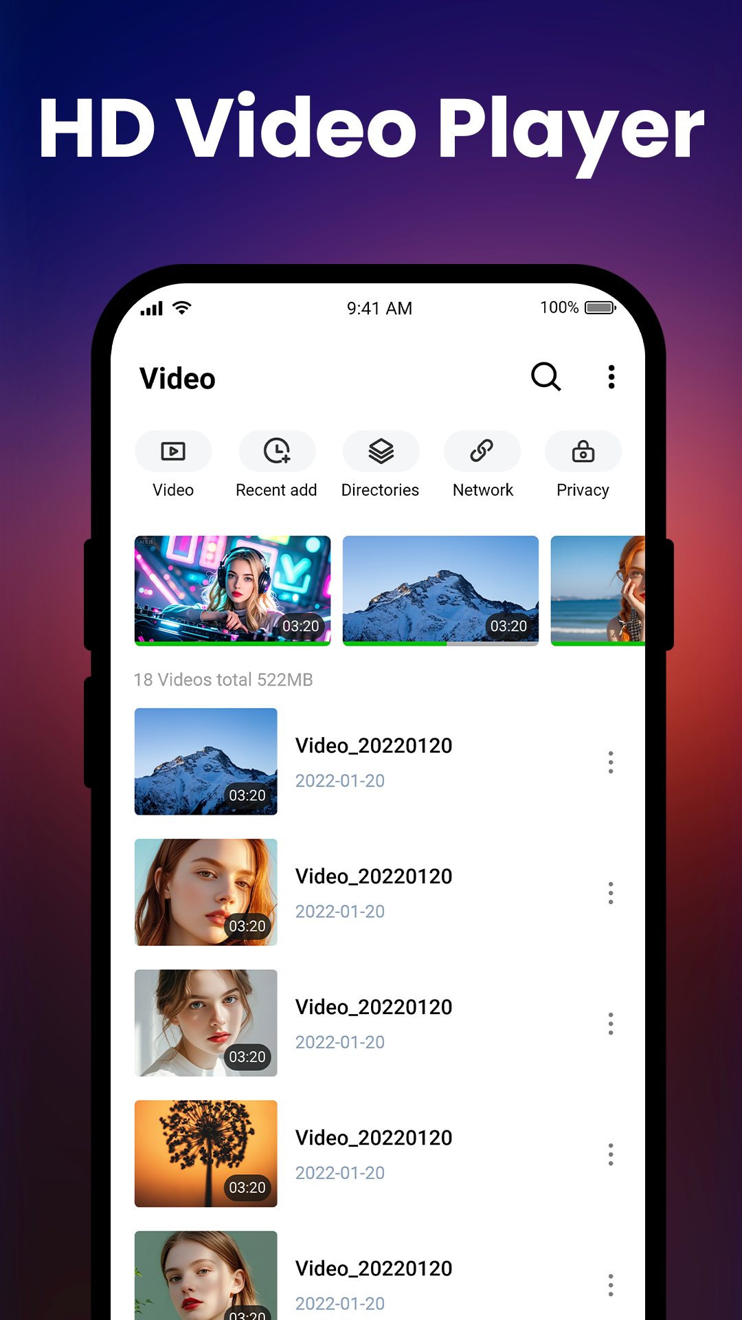 Video Player All Format screenshot 2