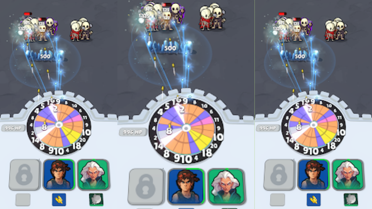 Spinner Roulette: Roguelike TD screenshot 1