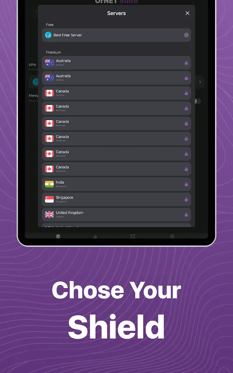 OrNET VPN screenshot 3