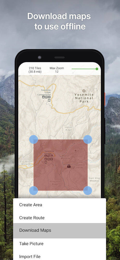 Gaia GPS screenshot 7